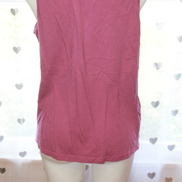 #332 CJ Banks Pink Dressy Tank with Embellished Neckline Size 1X - Picture 6 of 10